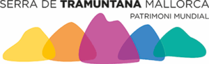 Logotipo oficial de la Serra de Tramuntana, Patrimonio Mundial en Mallorca