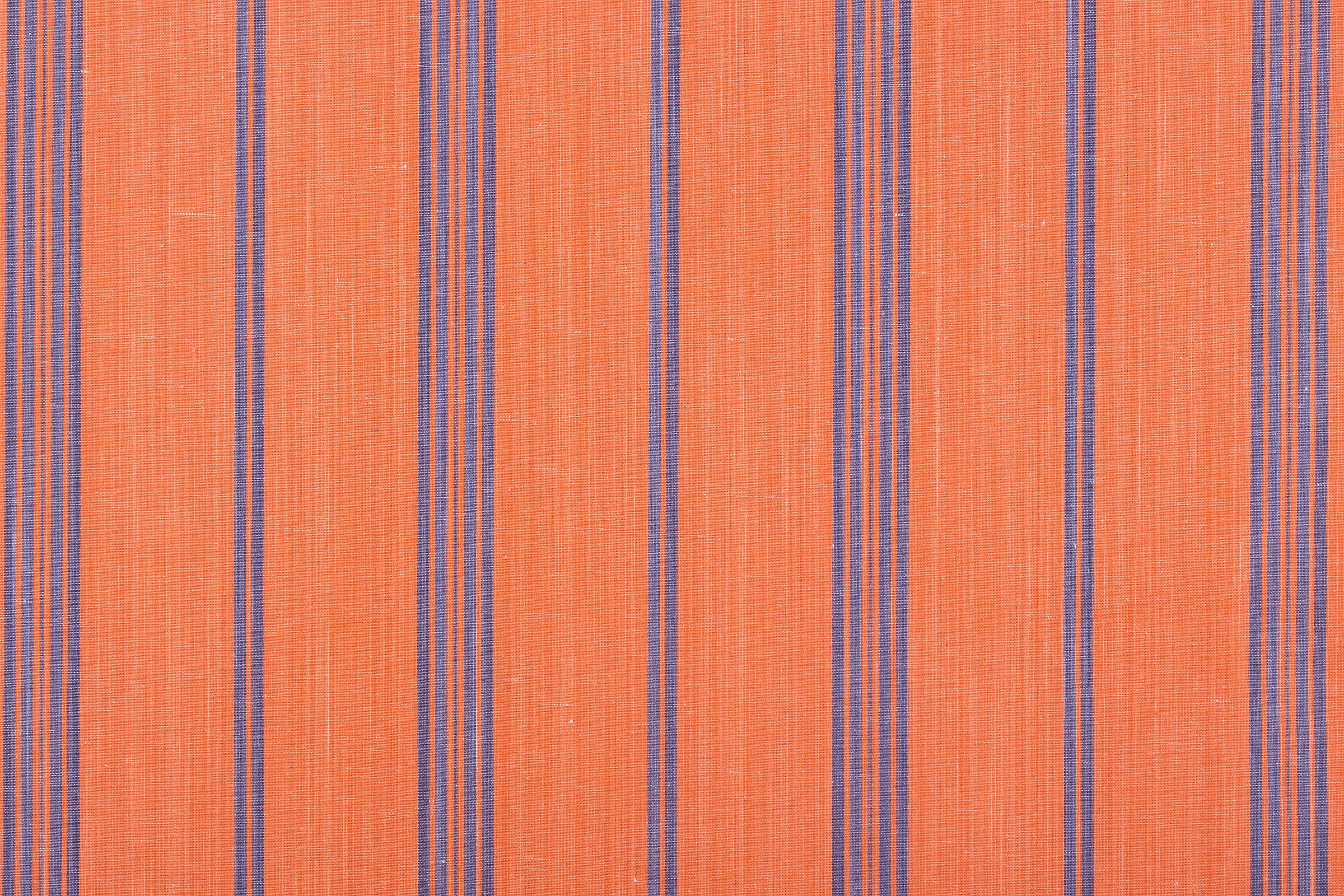 Tela mallorquina modelo 211 en gris y naranja de Teixits Vicens