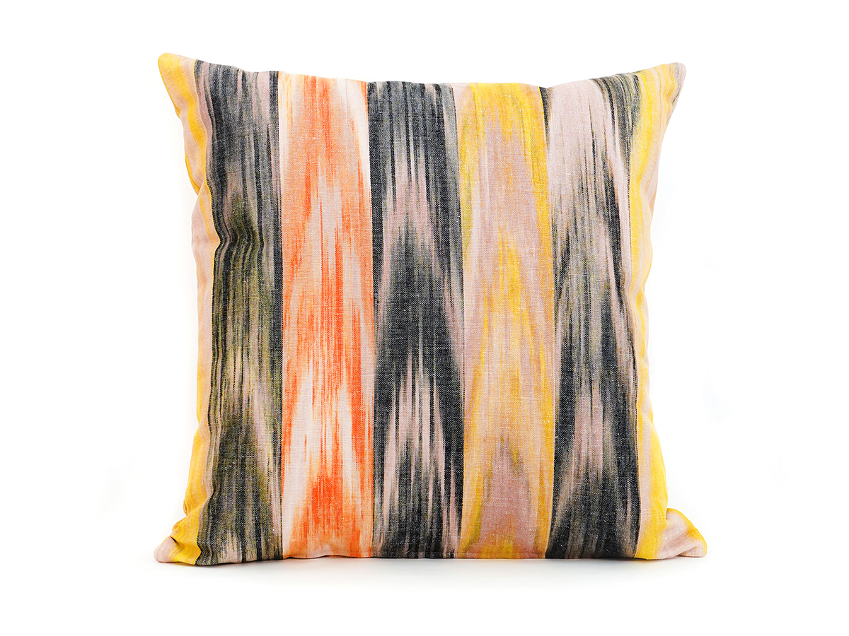 Ikat kissen 200 beige