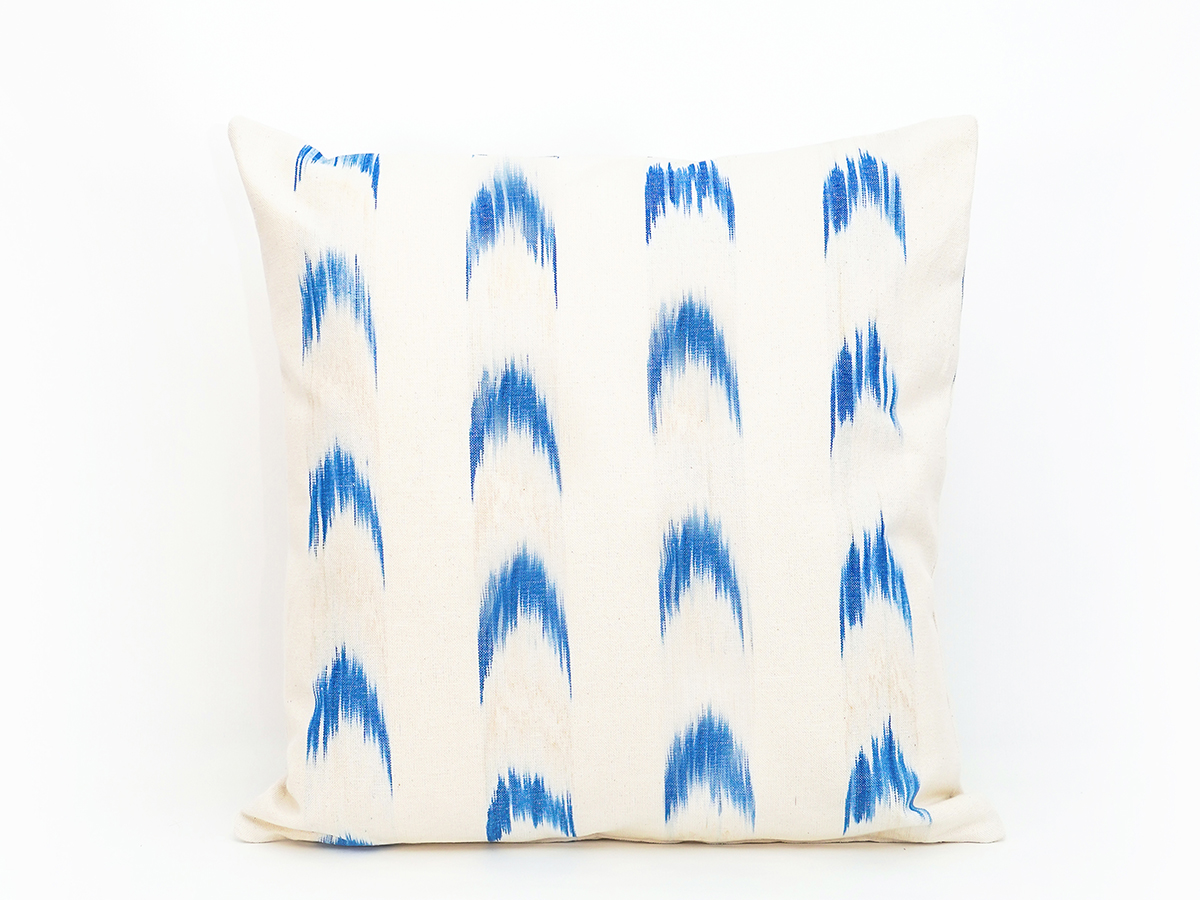 Coixí ikat 61 Blau