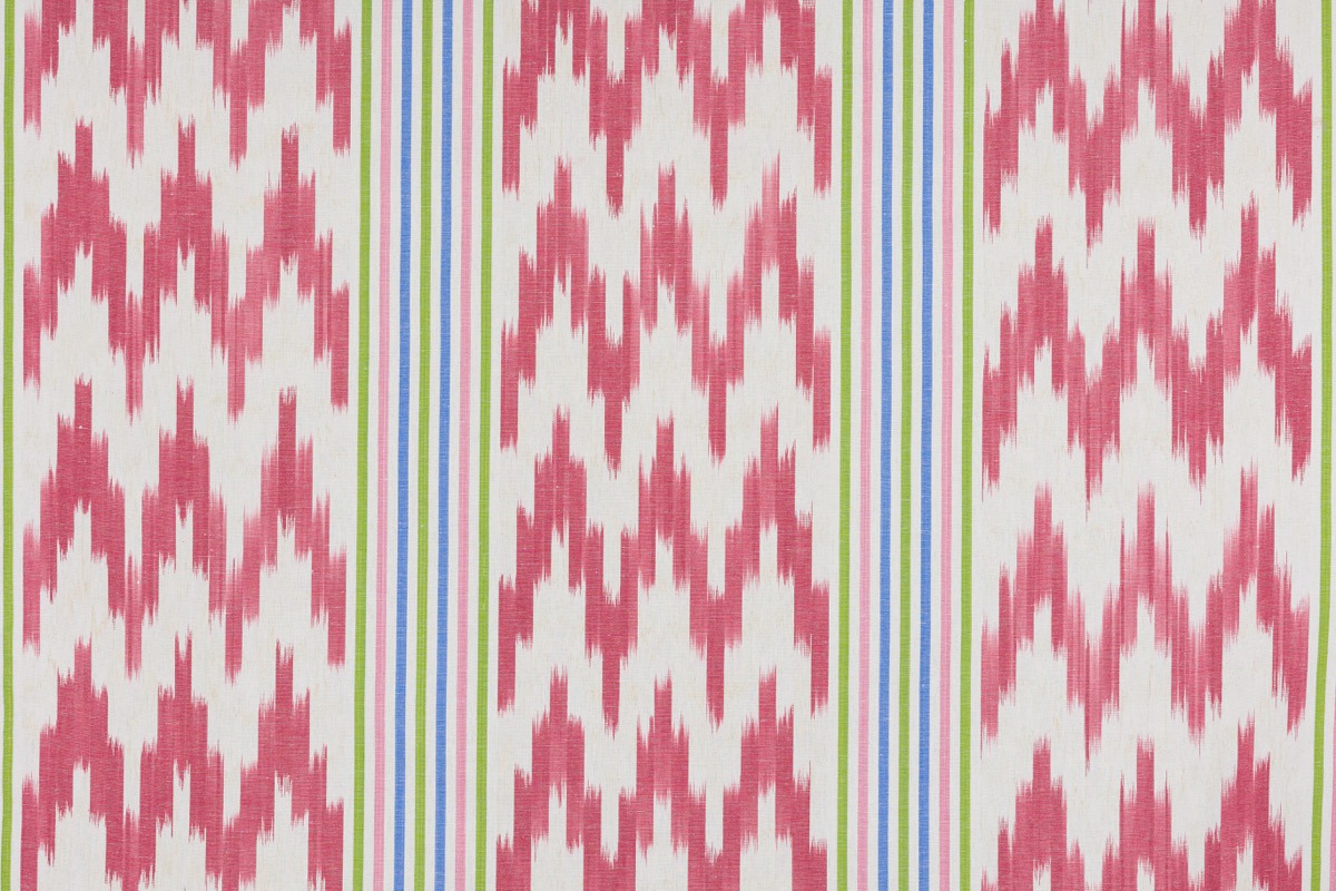 Ikat stoff 236 Bordeaux