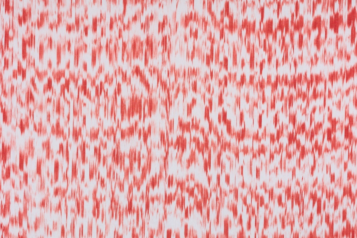 Tela ikat 107 Escarlata