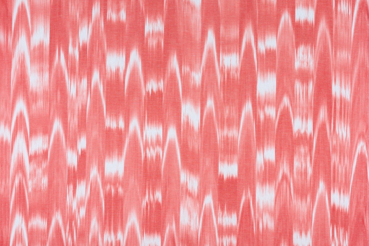 Ikat stoff 101 Scharlachrot