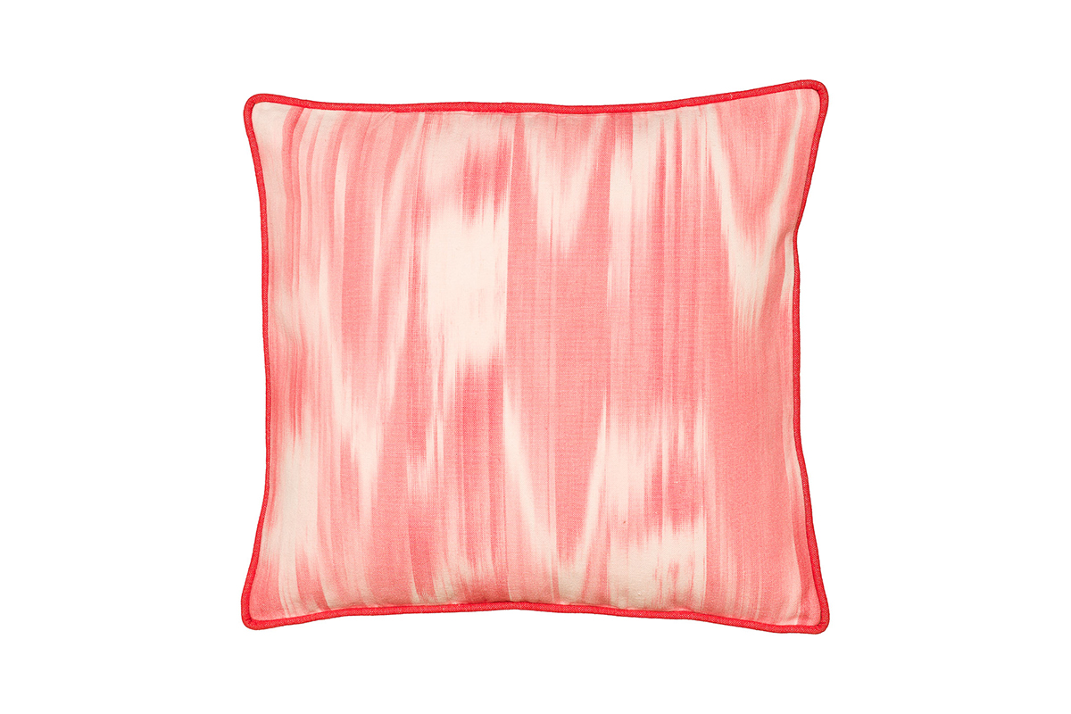 Kissen mit Plattform ikat 101 Rosa