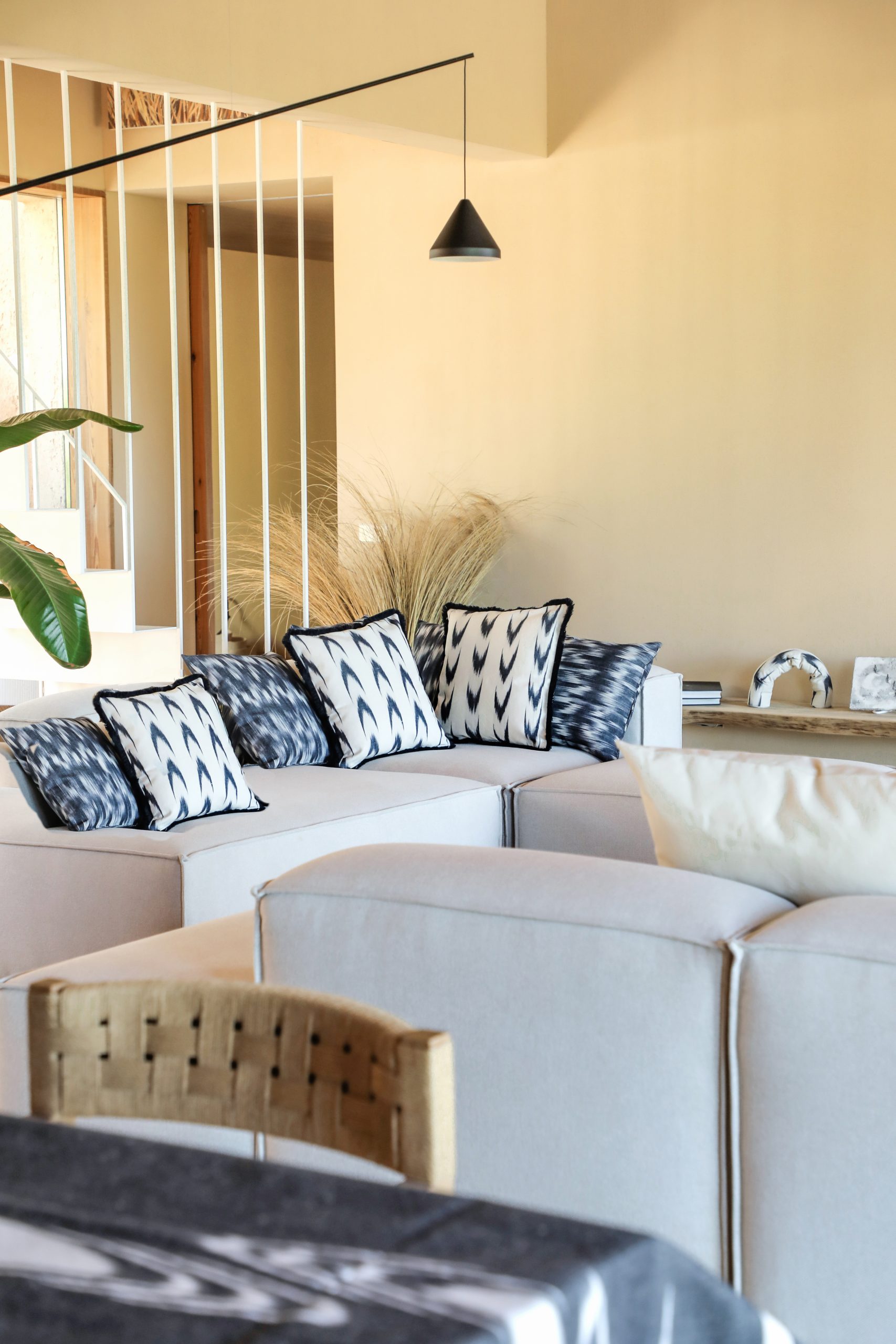 Cojin tela Mallorquina liso 150 Negro - Imagen 2