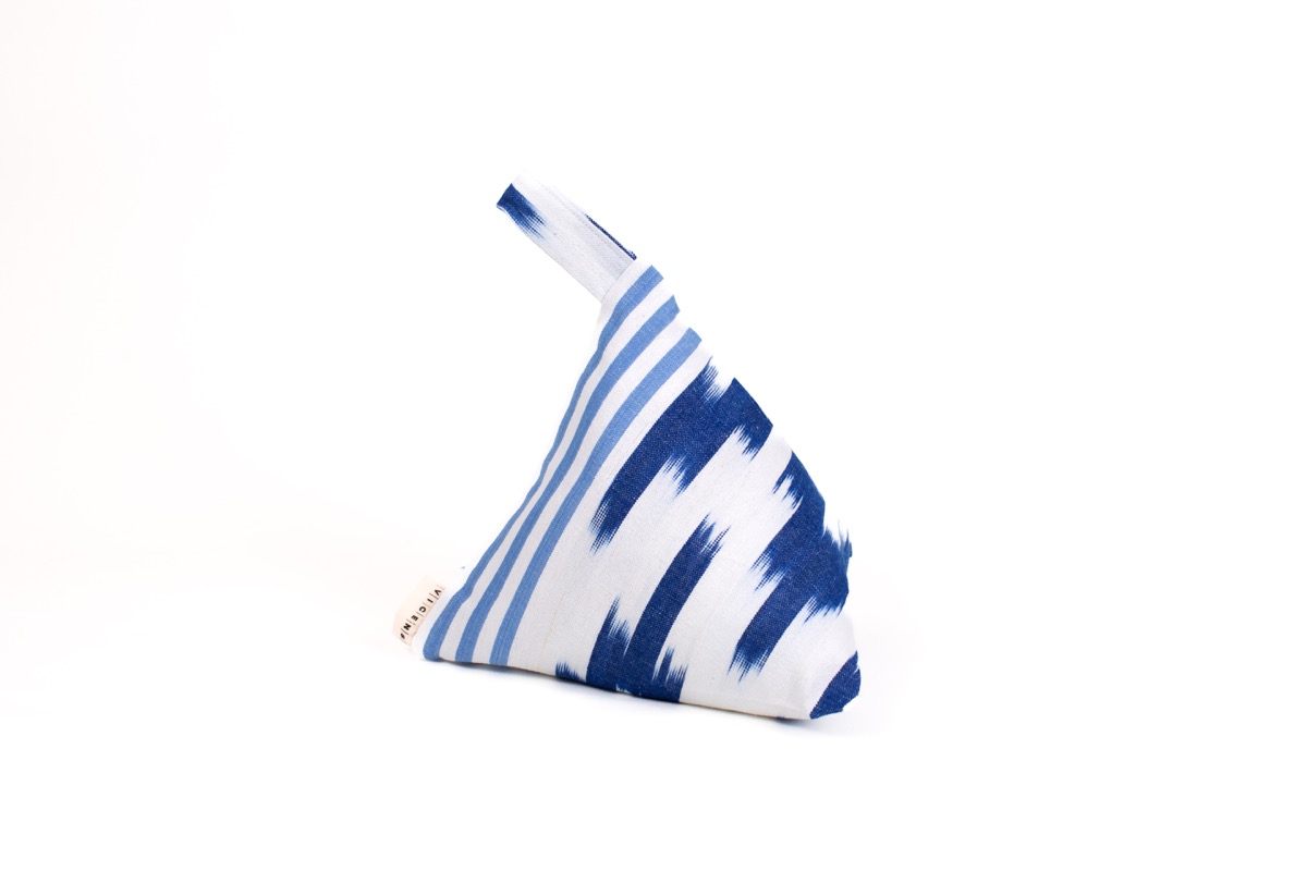 Door holder Mallorcan fabric 236 Blue