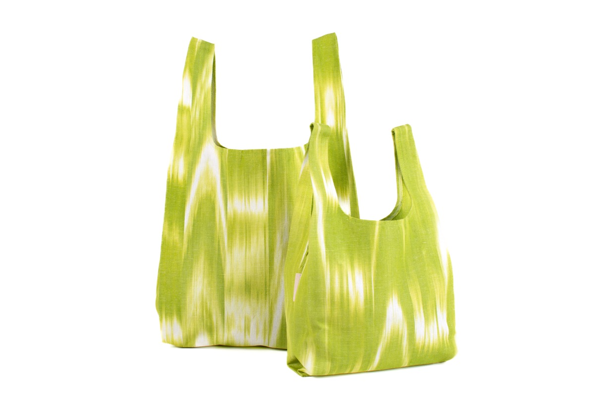 Bolsa compra tela Mallorquina 101 Verde Manzana - Image 3