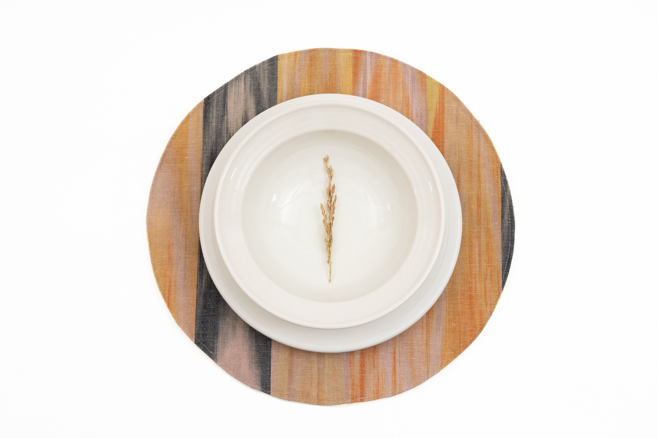 Llanatura Ikat 200 Beige Platzteller