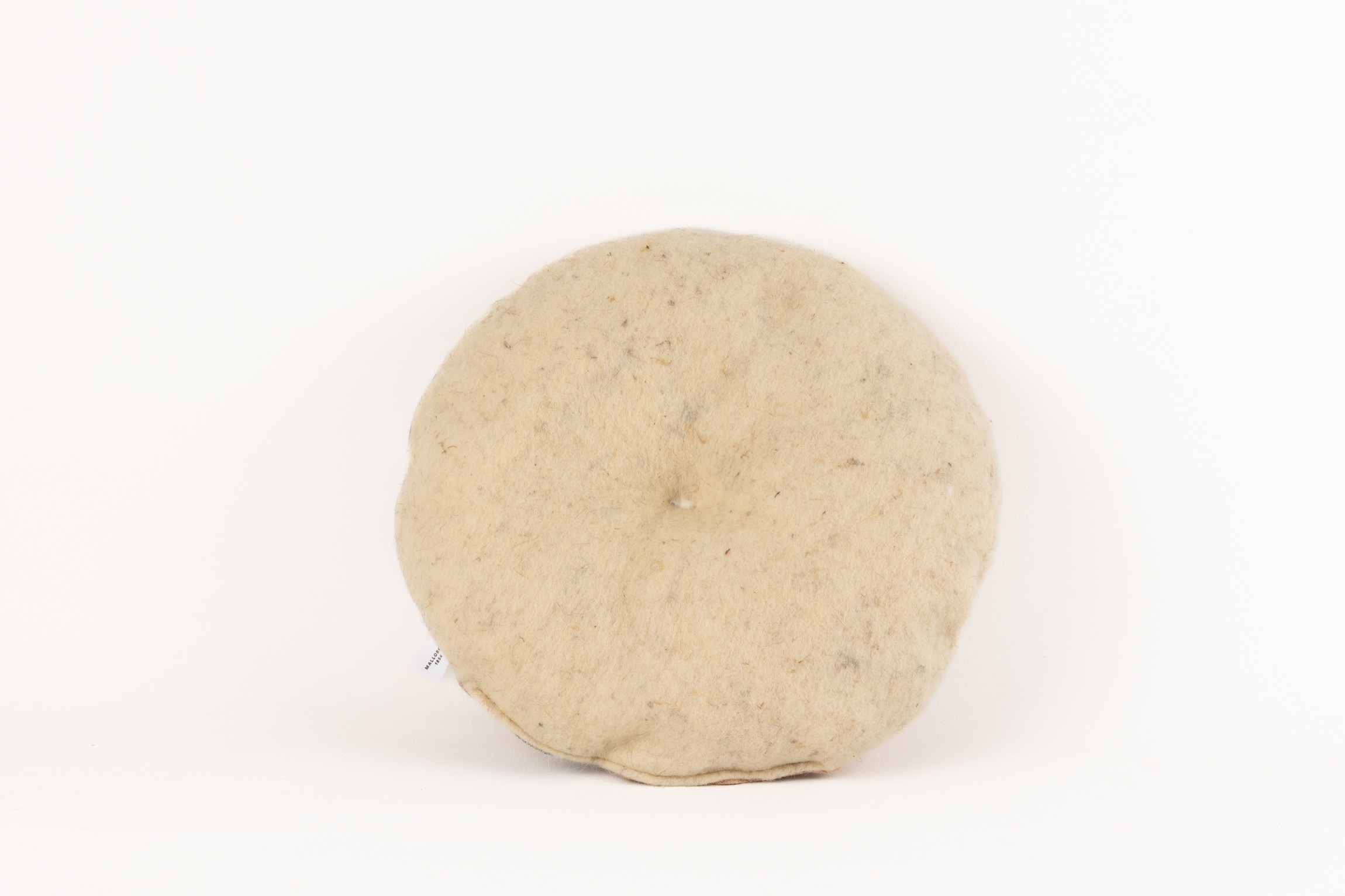 Cojin redondo Llanatura tela Mallorquina 200 Beige - Imagen 3