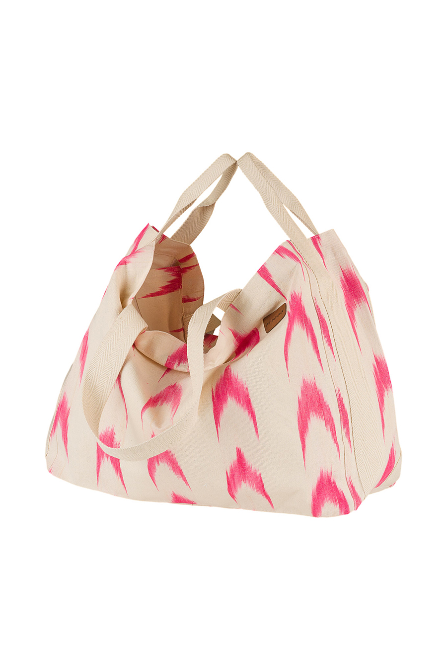 Beach bag Mallorcan fabric 61 Pink fuchsia - Image 3