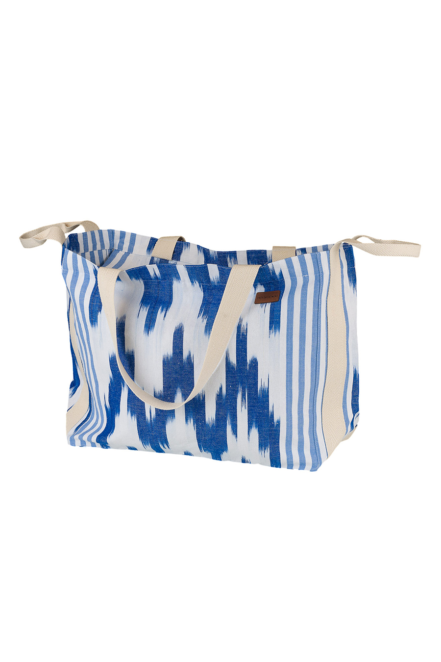Beach bag Mallorcan fabric 236 Blue