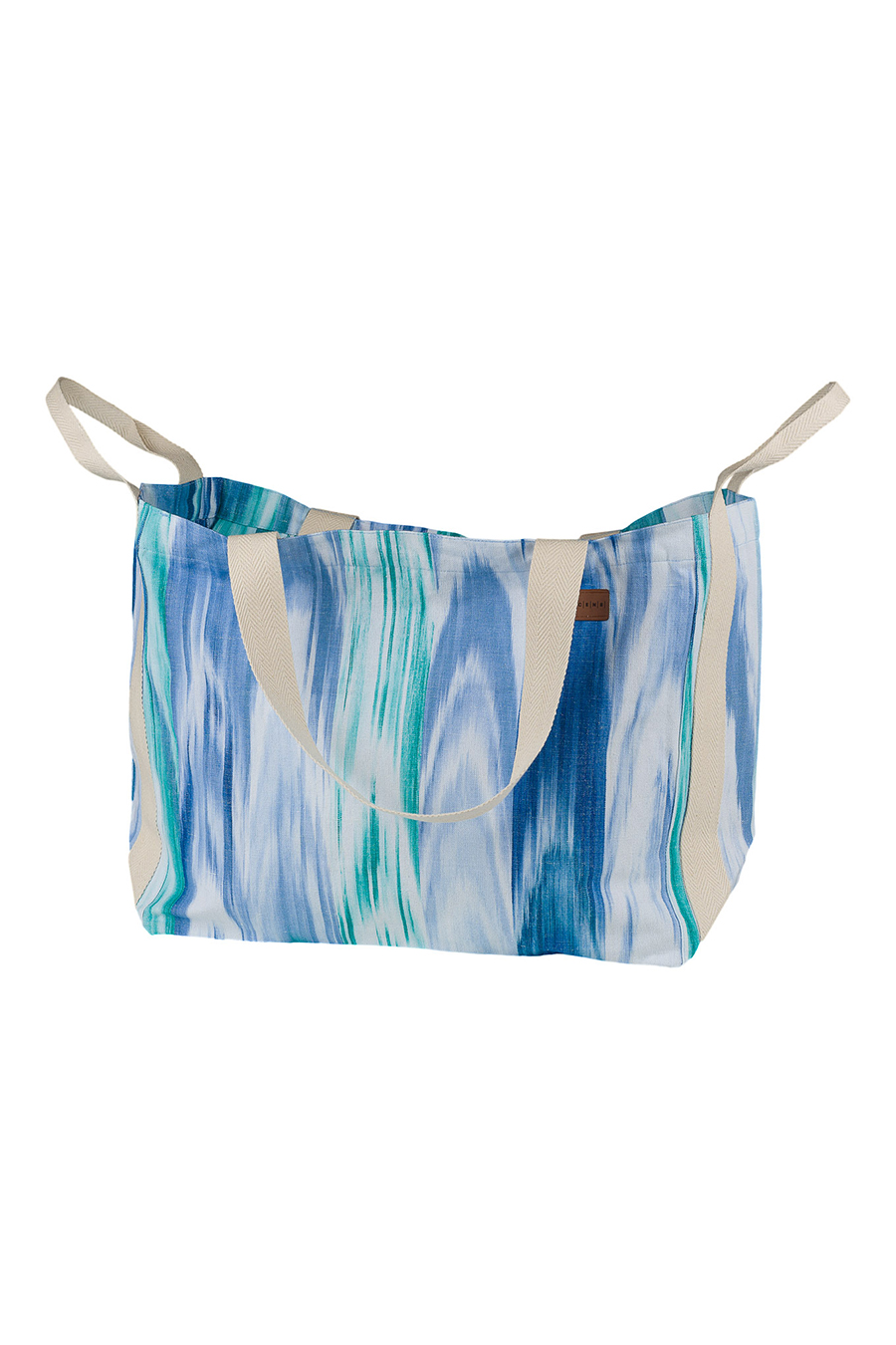 Beach bag Mallorcan fabric 200 Blue