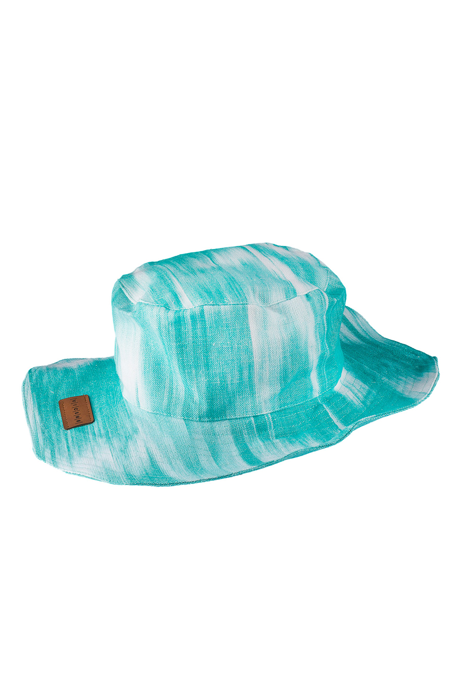 Mallorcan fabric hat 101 Turquoise - Image 2