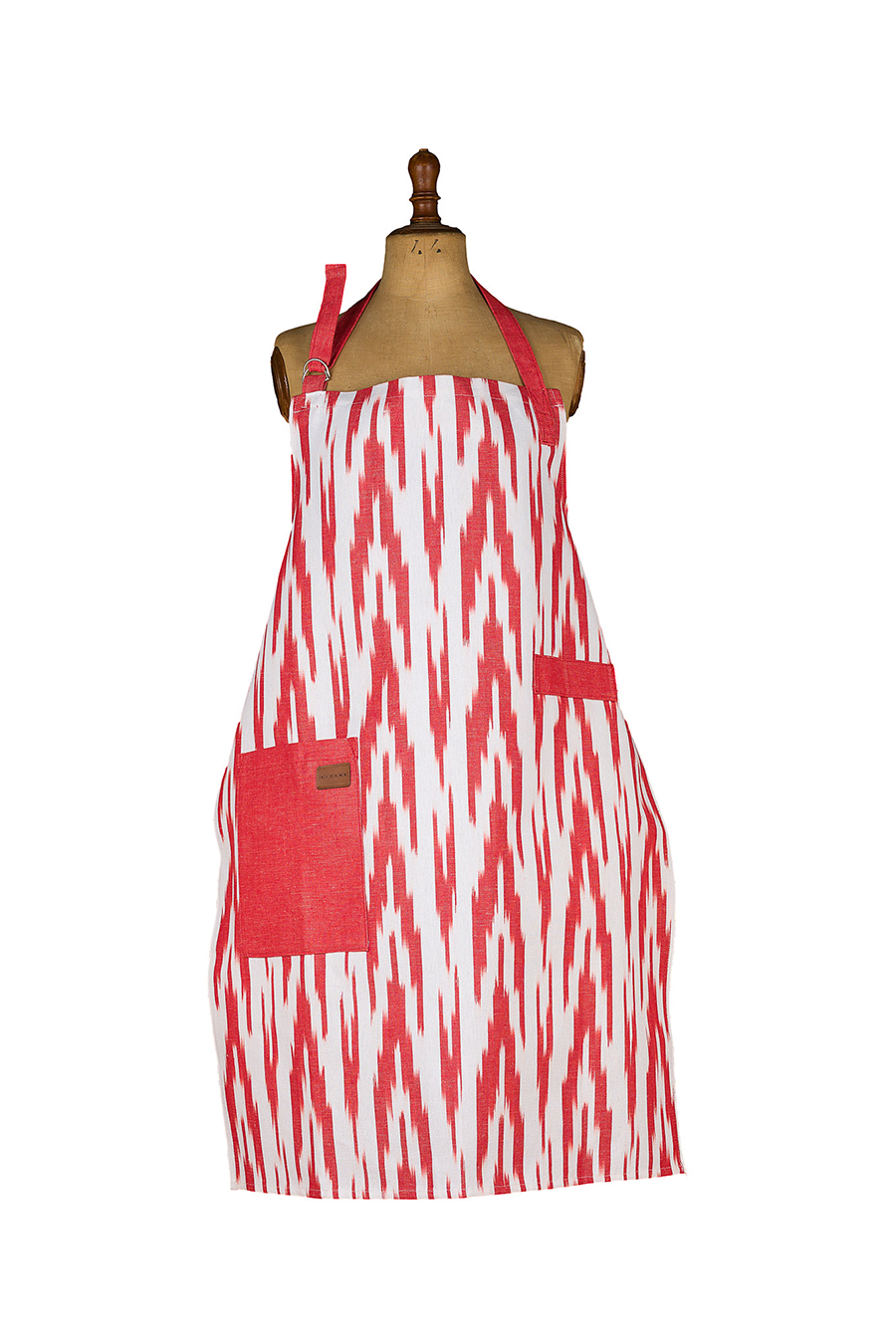 Ikat-Schürze 109 Rot