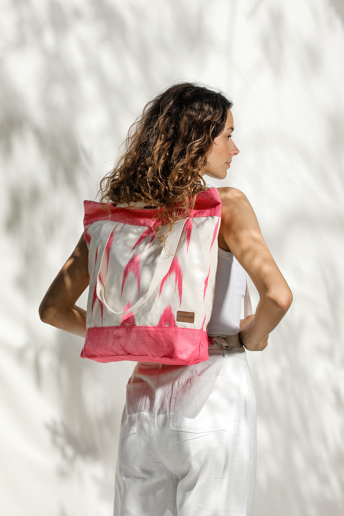 Bossa Mochila ikat 61 Rosa fúcsia