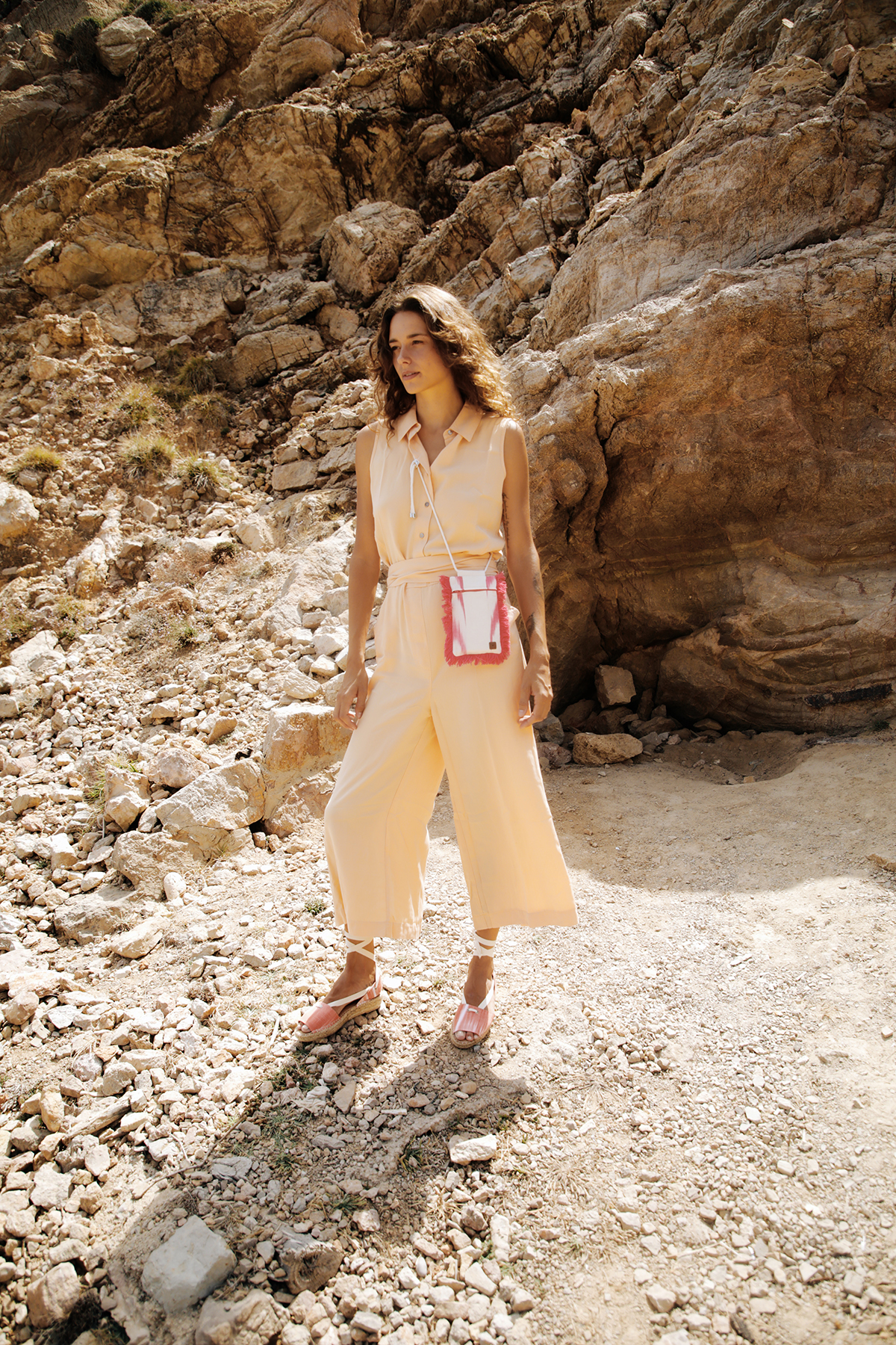 Fransen-Handyhalter Ikat 61 Rosa Fuchsie – Bild 2