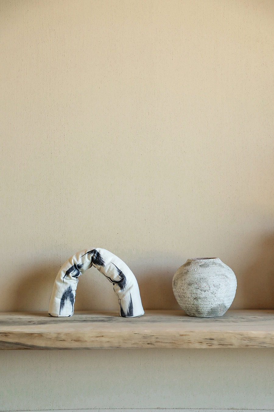 Mallorcan fabric sculpture 61 Black