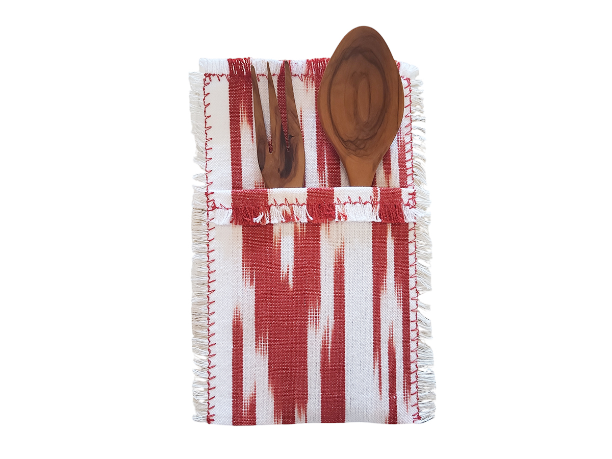 Porta coberts tela 109 Vermell