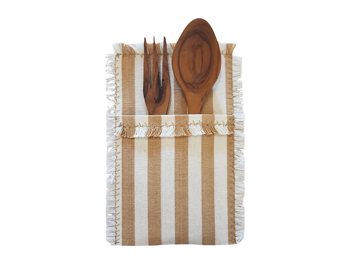 Besteckhalter Stoff 240 Geröstet