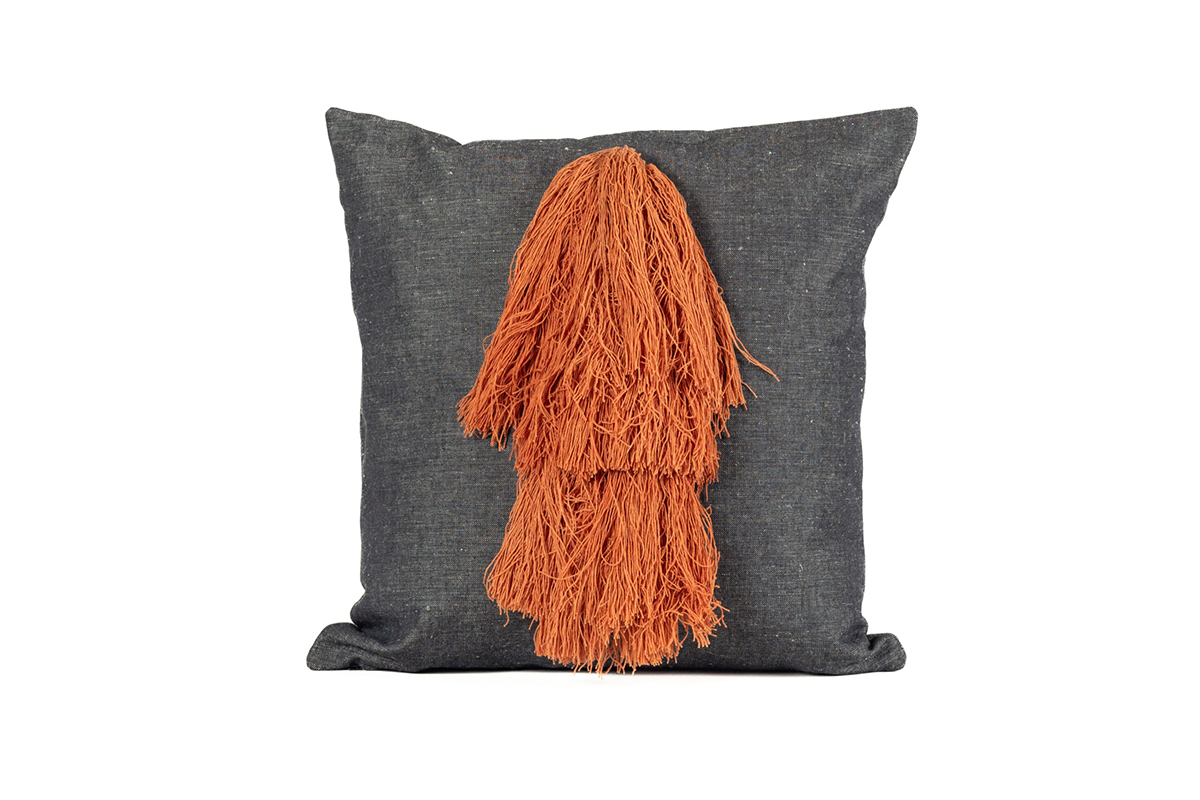 Schwarz Kissen Troca Toas