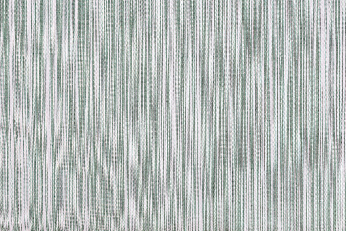 Gestreifter Mallorca Stoff 213 Olivgrün