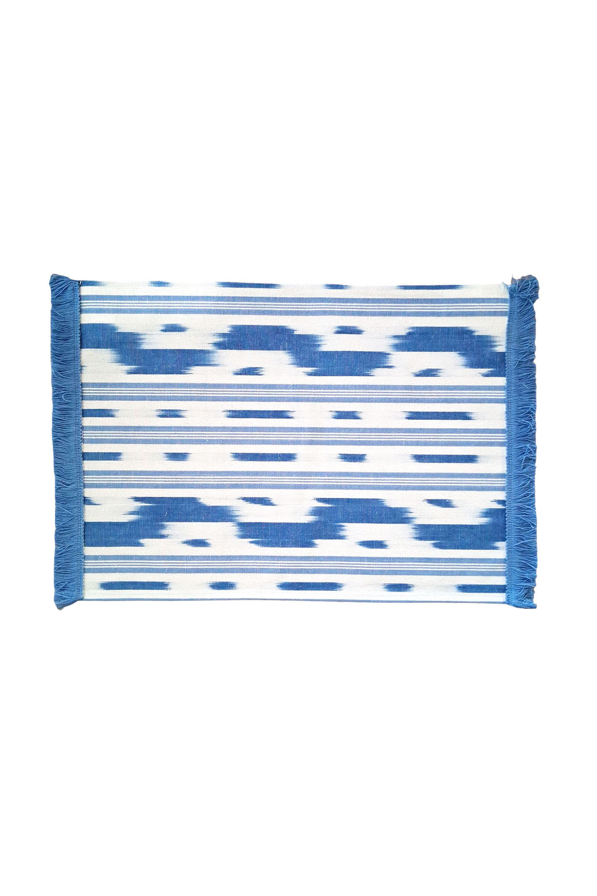 Individuelle Mallorquina-Stoff fransen 103 Blau