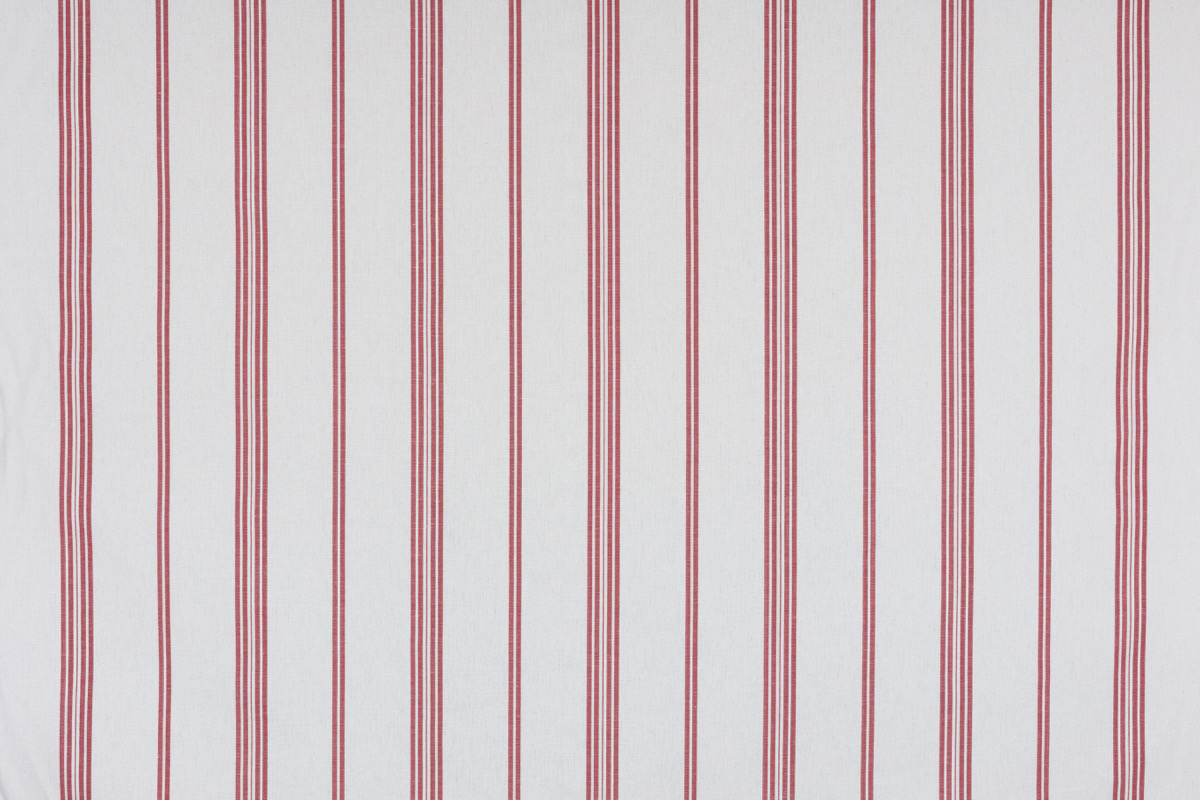 Mallorcan fabric Striped 211 Garnet