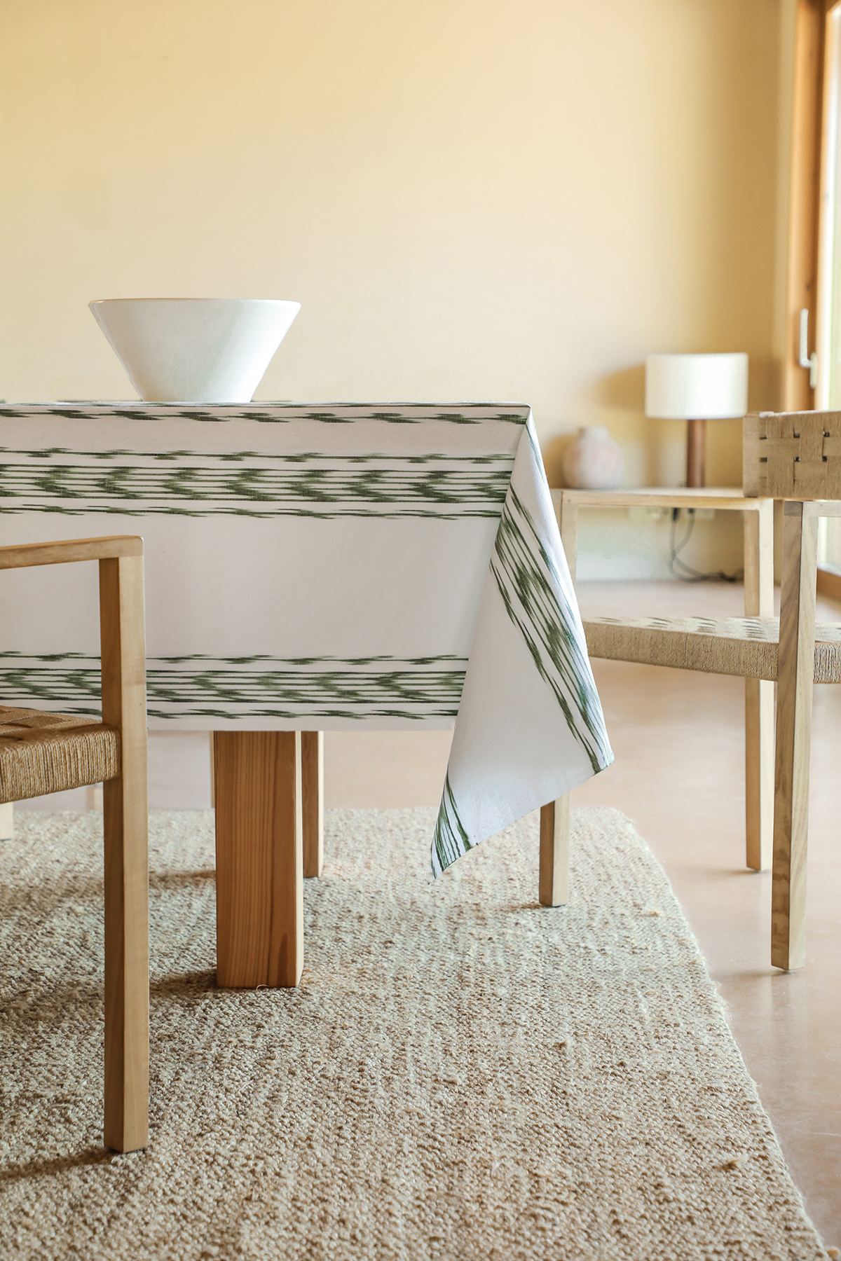 mnatel de tela mallorquina verde oliva