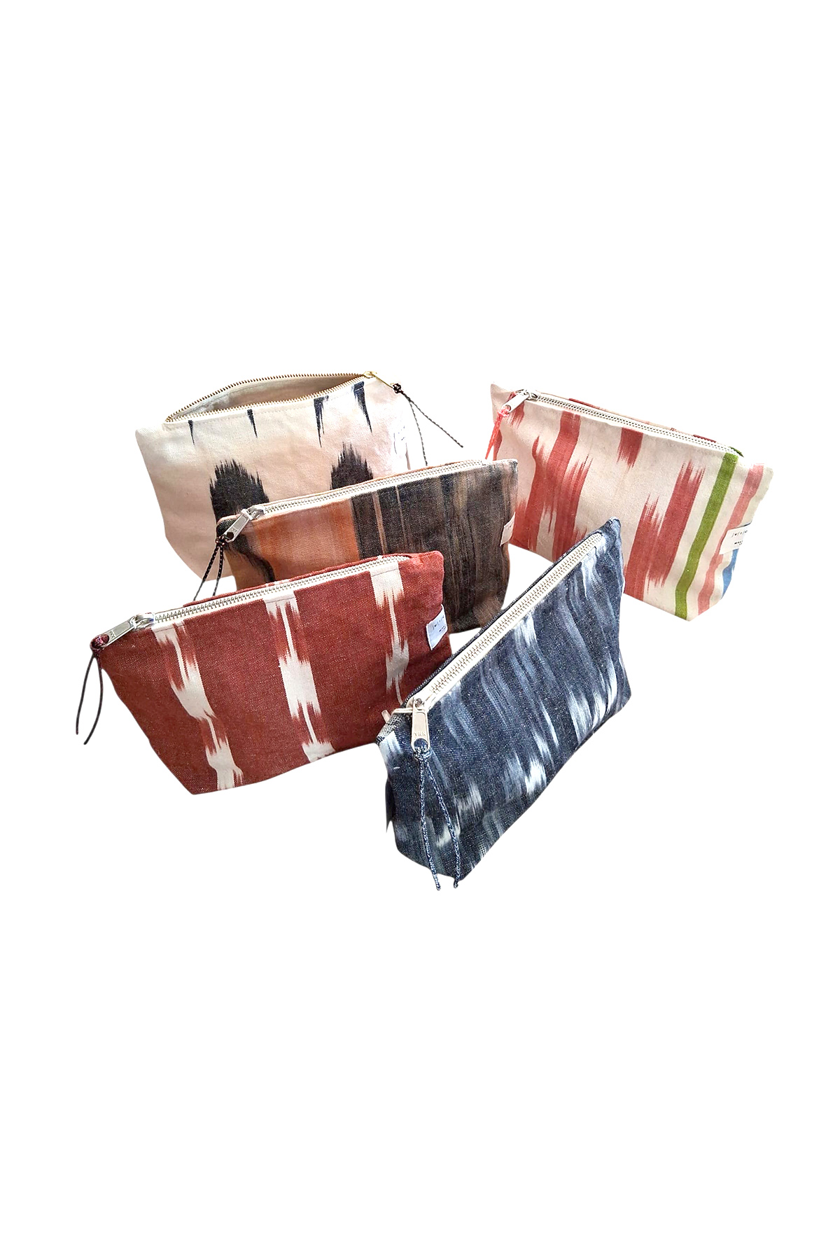 Ona Kulturbeutel ikat 61 Schwarz – Bild 2